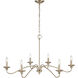 Delvona 6 Light 36.75 inch Modern Gold Chandelier Ceiling Light